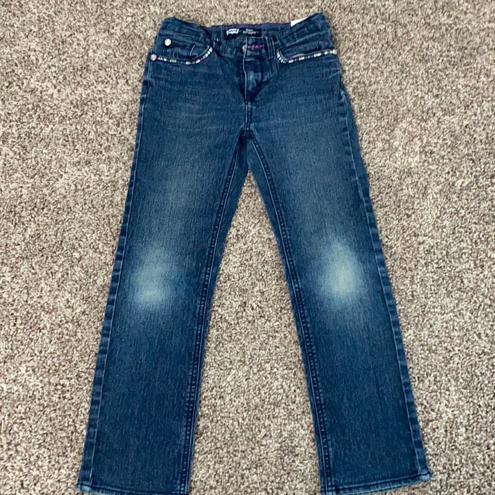 Levi’s dark blue jeans slim straight